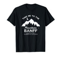 Banff Alberta Canada National Park T-Shirt - Minimalist Print Unisex - T-Shirt, Sweatshirt, Hoodie