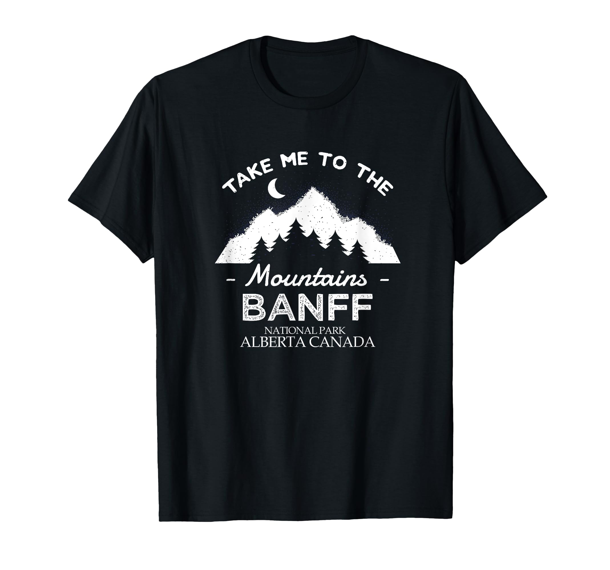 Banff Alberta Canada National Park T-Shirt - Minimalist Print Unisex - T-Shirt, Sweatshirt, Hoodie