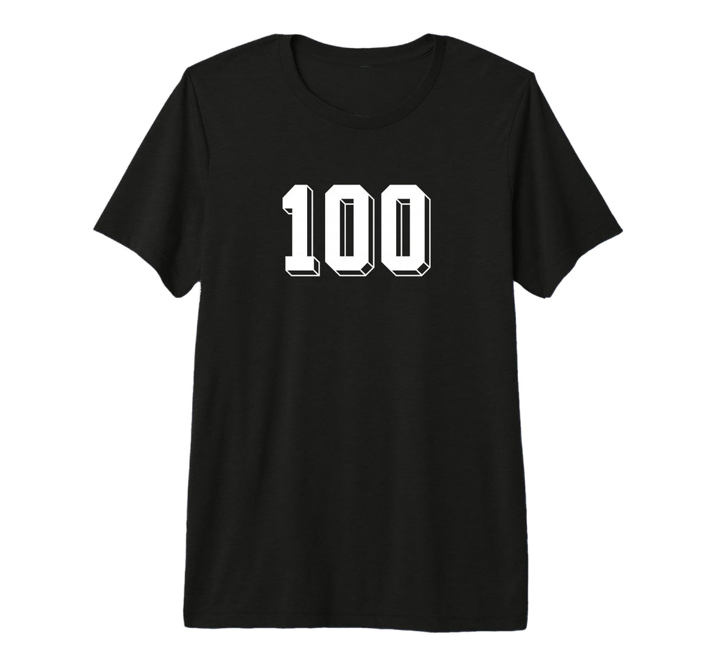 Number 100 80S 90S Soccer Team Jersey T-Shirt - Fun Novelty Design Unisex - T-Shirt, Sweatshirt, Hoodie