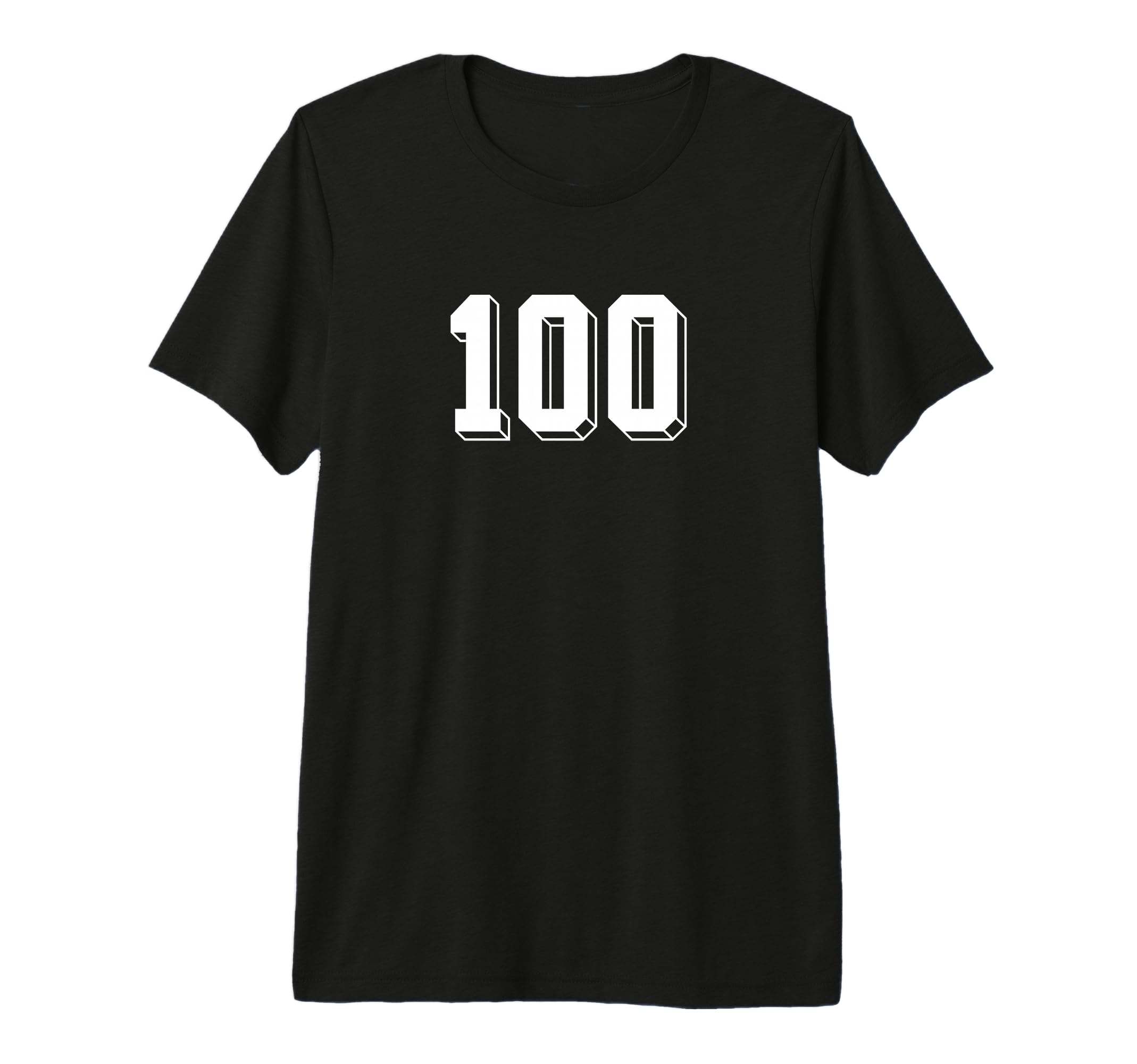 Number 100 80S 90S Soccer Team Jersey T-Shirt - Fun Novelty Design Unisex - T-Shirt, Sweatshirt, Hoodie