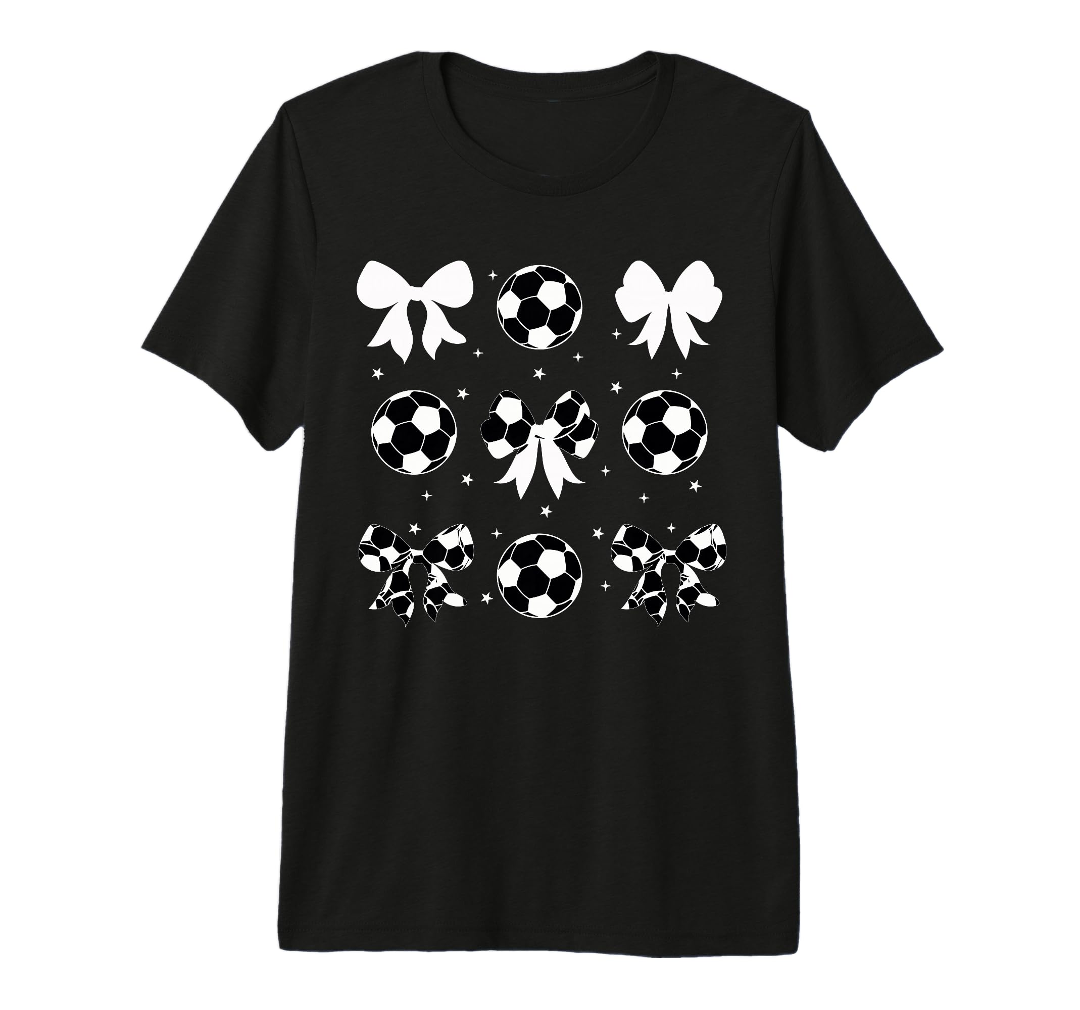 Coquette Soccer Bow Cheer Soccer Mama T-Shirt - Aesthetic Graphic Unisex - T-Shirt, Sweatshirt, Hoodie