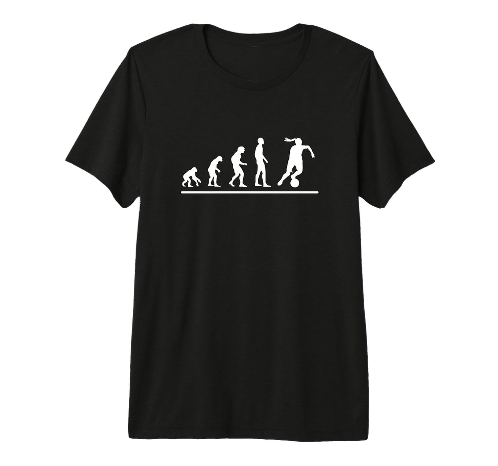 Soccer Player Evolution Funny T-Shirt - Aesthetic Graphic for Adults - T-Shirt, Sweatshirt, Hoodie