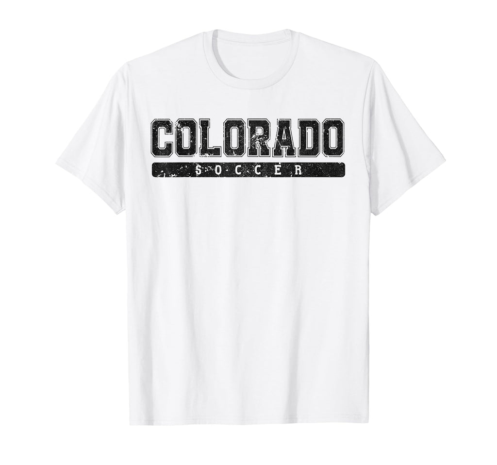 Colorado Soccer Tees Tanks Tops T-Shirt - Trendy Graphic for Adults - T-Shirt, Sweatshirt, Hoodie