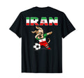 Dabbing Dog Iran Soccer Lovers Jersey T-Shirt - Unique Graphic Unisex - T-Shirt, Sweatshirt, Hoodie