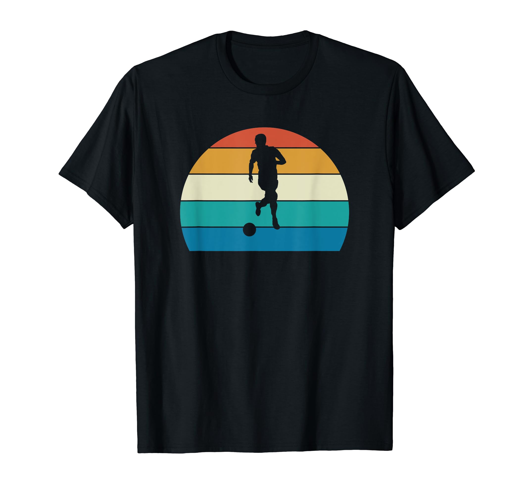 Soccer Player Dribbling Ball T-Shirt - Fun Novelty Design for Adults - T-Shirt, Sweatshirt, Hoodie