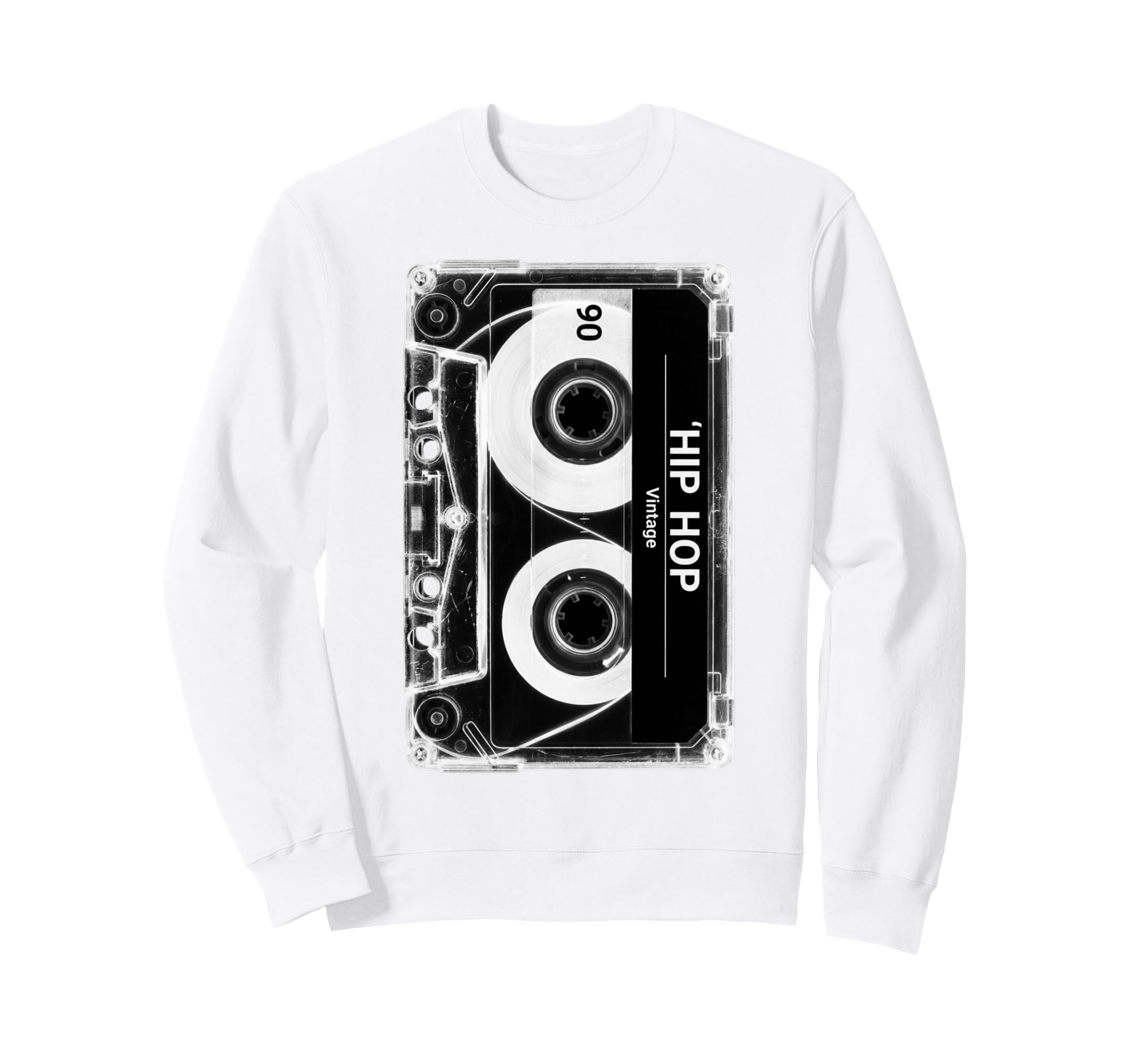 Hip Hop Cassette Tape Throwback Sweatshirt - Unique Graphic Unisex - T-Shirt, Sweatshirt, Hoodie