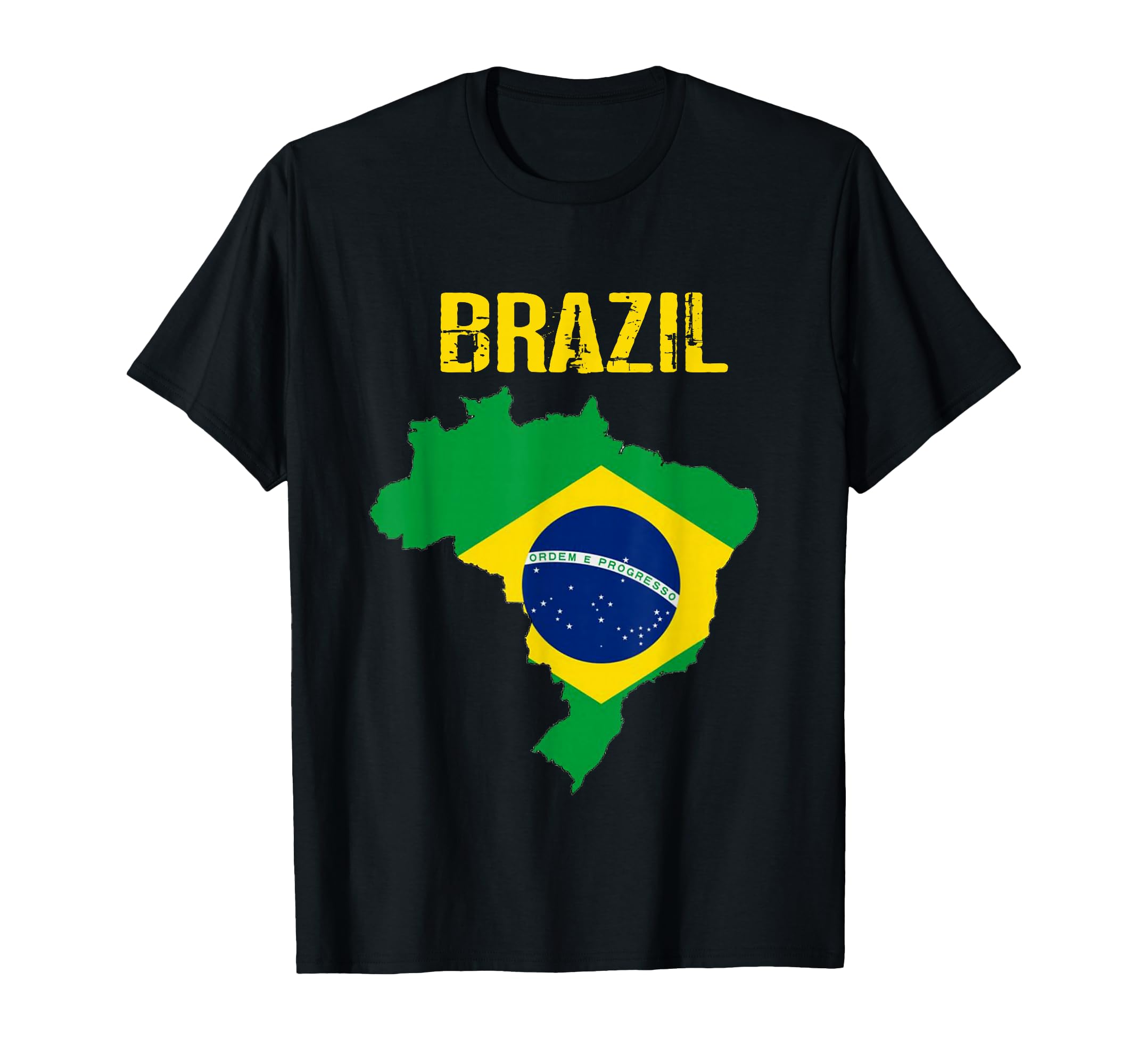 Brazil Flag Brazil Brazil T-Shirt - Graphic Print for Adults - T-Shirt, Sweatshirt, Hoodie