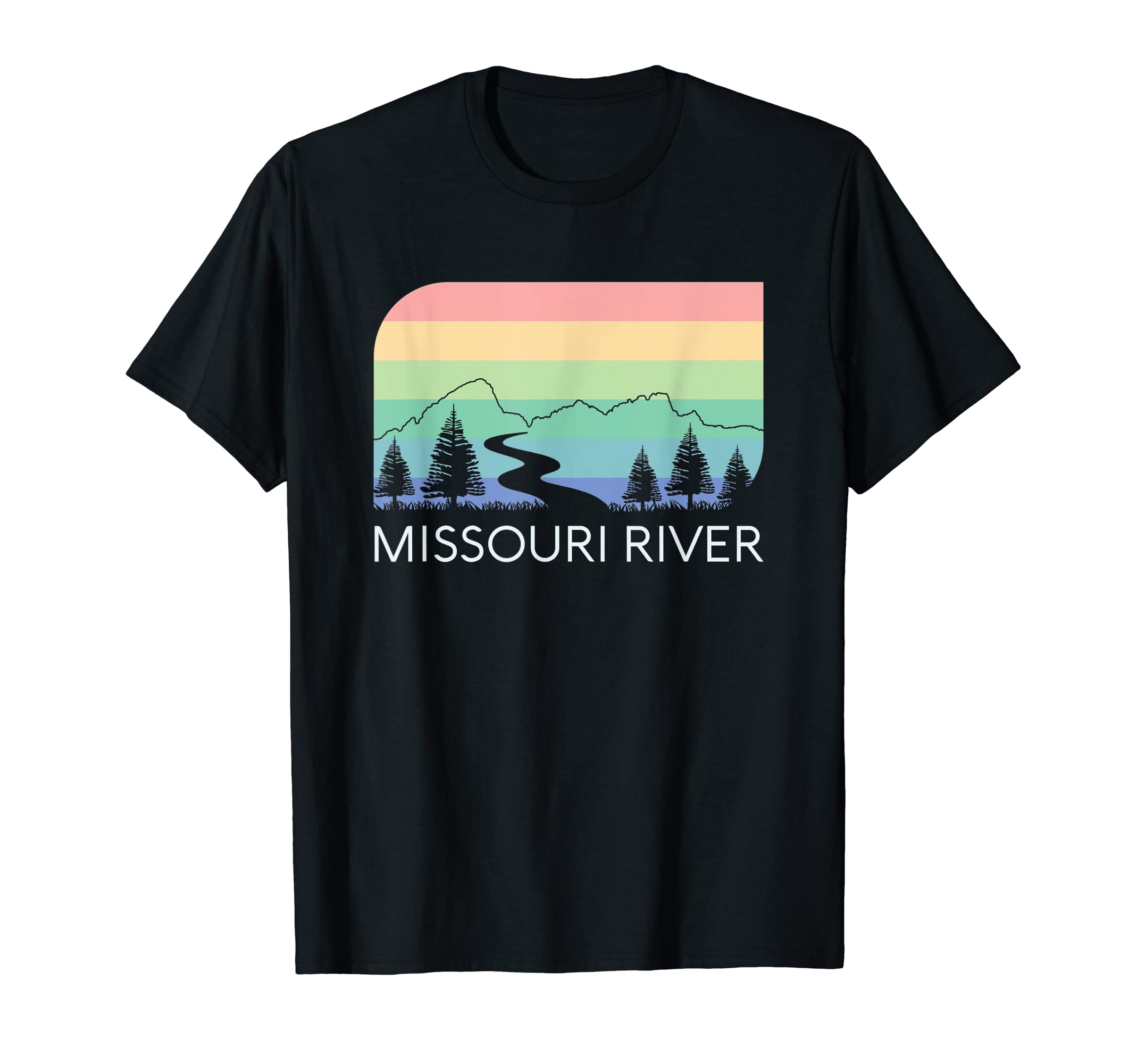 Missouri River Rocky Mountains T-Shirt - Streetwear Style for Adults - T-Shirt, Sweatshirt, Hoodie