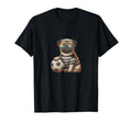 Pug Dog Soccer Champion Fan T-Shirt - Novelty Apparel for Adults - T-Shirt, Sweatshirt, Hoodie
