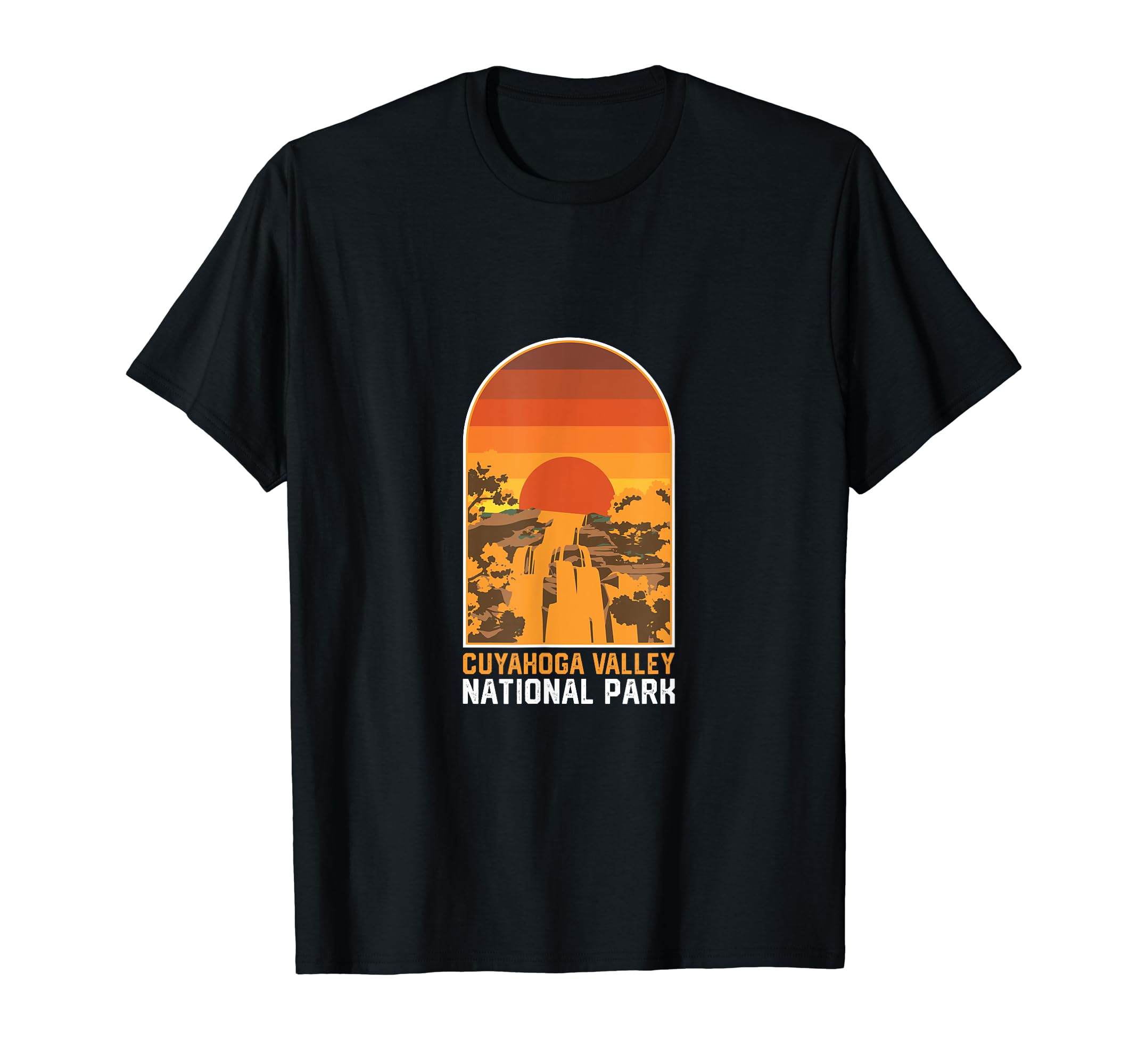 Cuyahoga Valley National Park Sunset T-Shirt - Novelty Apparel for Adults - T-Shirt, Sweatshirt, Hoodie