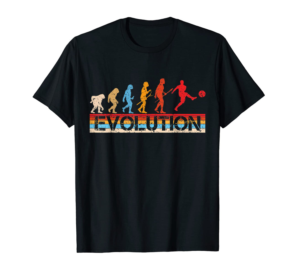 Funny Soccer Fans Evolution Soccer Players T-Shirt - Unique Graphic Unisex - T-Shirt, Sweatshirt, Hoodie