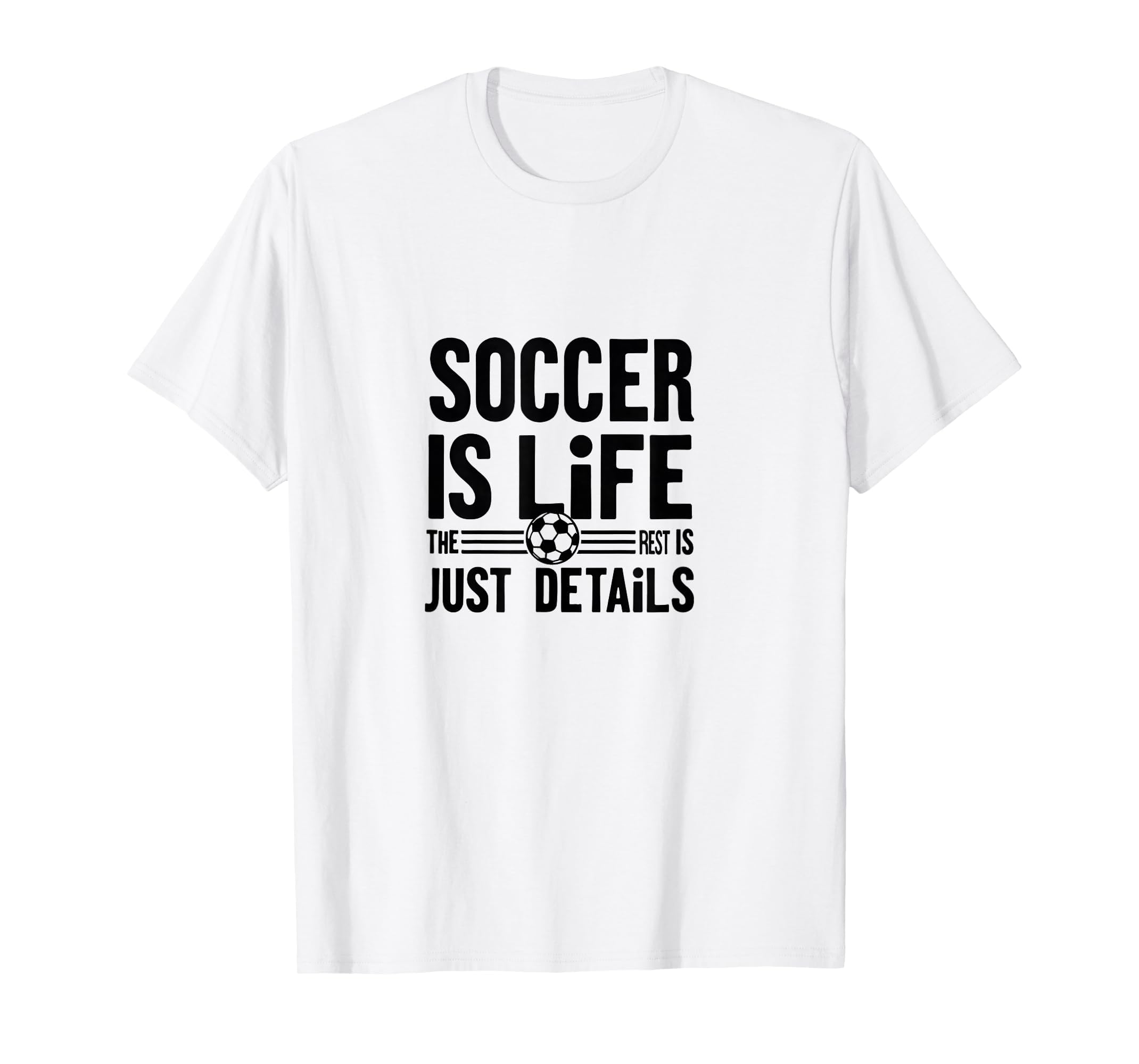 Soccer Is Life Soccer Dads Sporty Passion T-Shirt - Novelty Apparel Unisex - T-Shirt, Sweatshirt, Hoodie