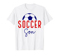 Soccer Son Soccer Ball Support Soccer T-Shirt - Novelty Apparel Men Women - T-Shirt, Sweatshirt, Hoodie