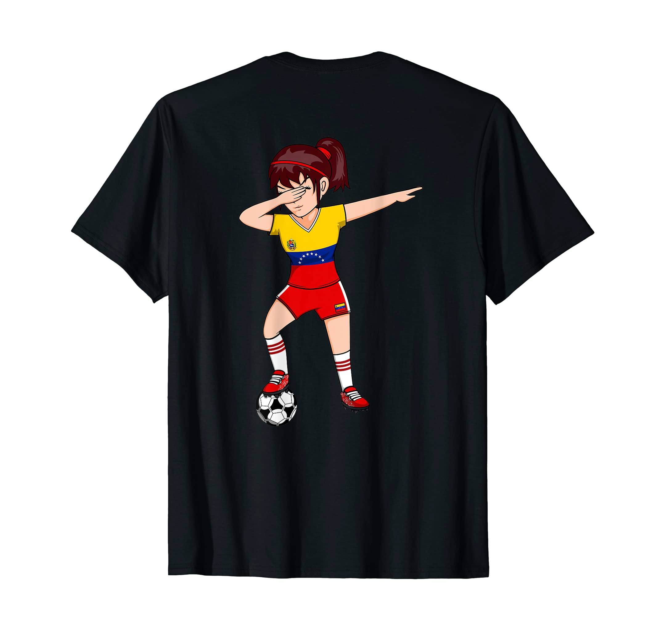 Dabbing Soccer Venezuela Jersey T-Shirt - Minimalist Print Unisex - T-Shirt, Sweatshirt, Hoodie
