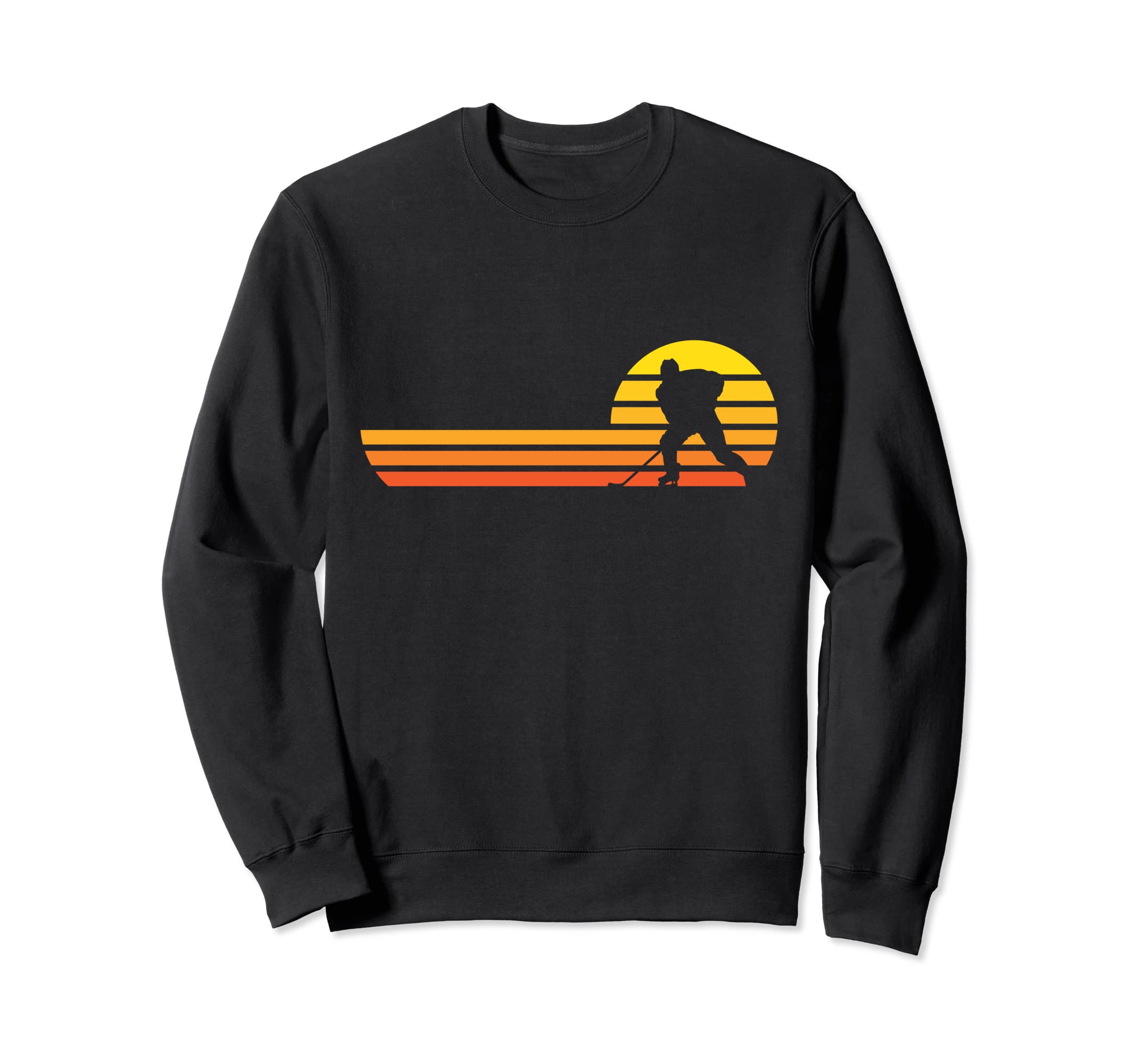 Vinatage Ice Hockey Player Coach Winter Sweatshirt - Graphic Print Unisex - T-Shirt, Sweatshirt, Hoodie