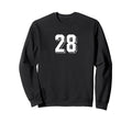 Number 28 80S 90S Soccer Team Jersey Sweatshirt - Streetwear Style Unisex - T-Shirt, Sweatshirt, Hoodie