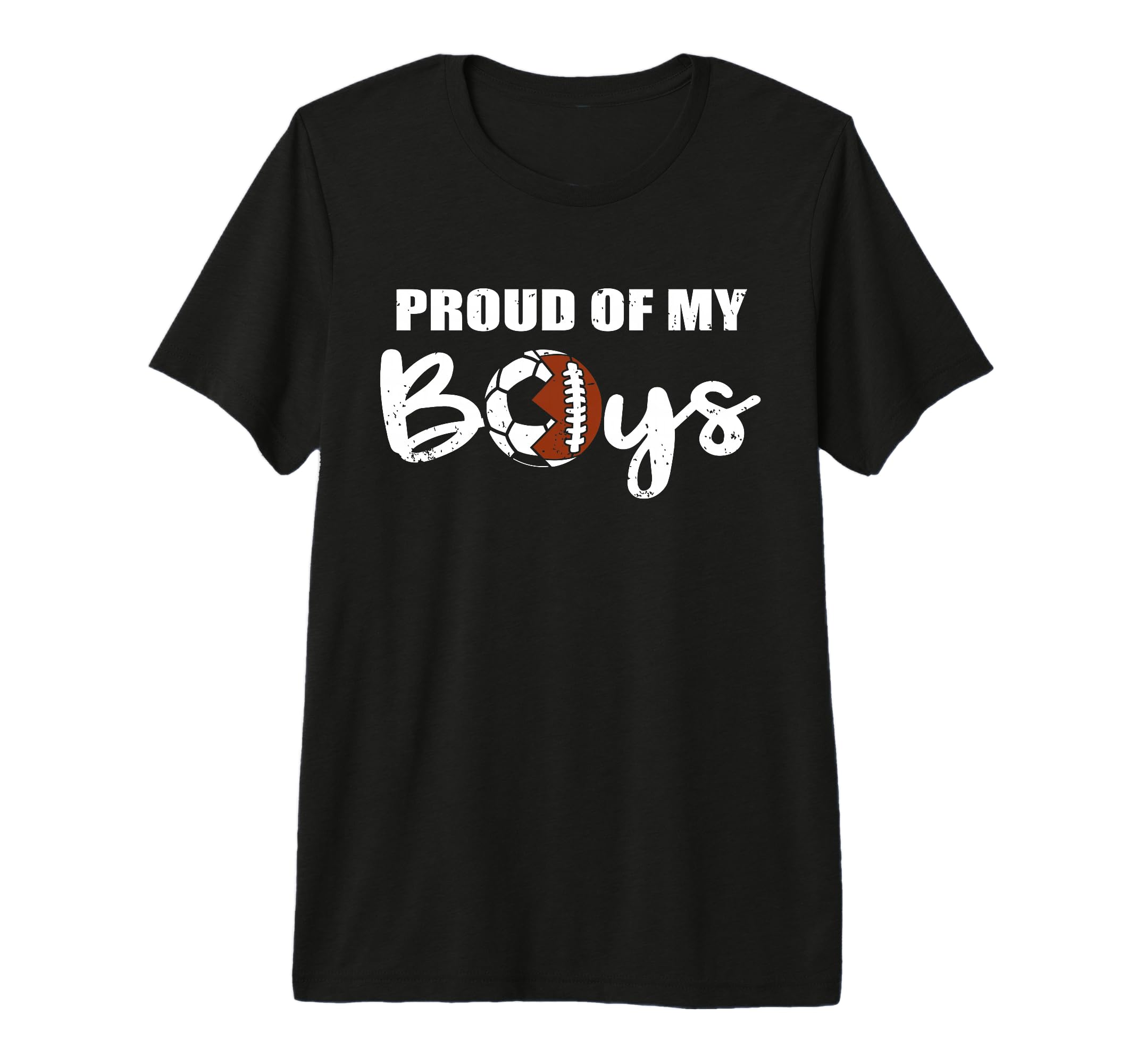Proud My Funny Football Soccer Mom T-Shirt - Minimalist Print Men Women - T-Shirt, Sweatshirt, Hoodie