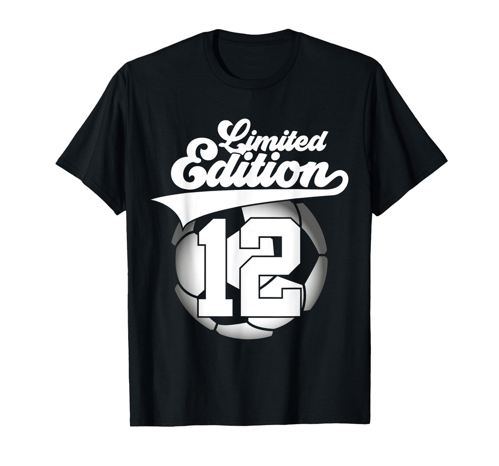 12 Years Football Soccer 12Th T-Shirt - Fun Novelty Design Men Women - T-Shirt, Sweatshirt, Hoodie