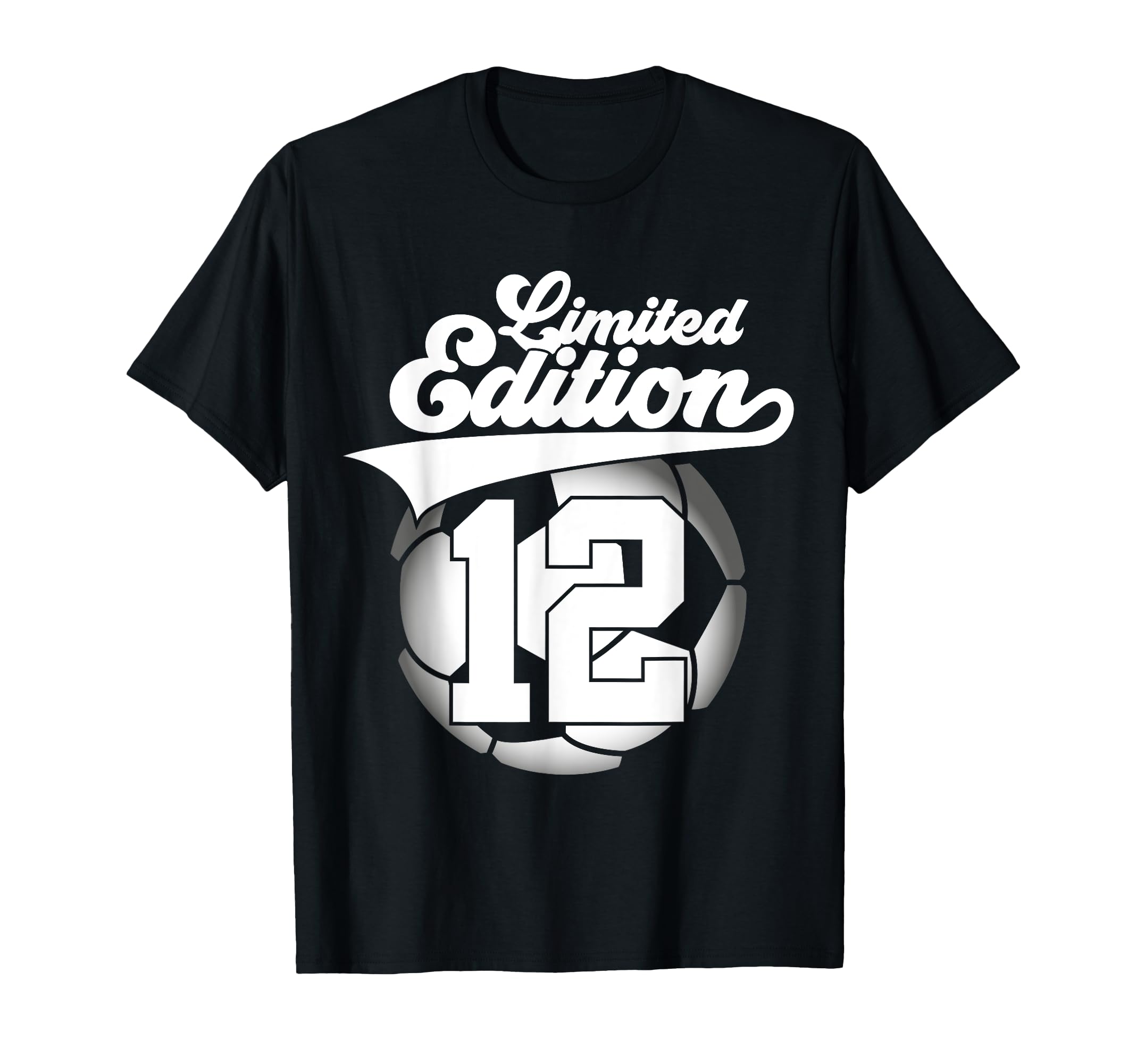 12 Years Football Soccer 12Th T-Shirt - Fun Novelty Design Men Women - T-Shirt, Sweatshirt, Hoodie