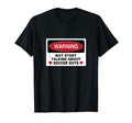 Warning Soccer Guys Novelty Fun T-Shirt - Minimalist Print Unisex - T-Shirt, Sweatshirt, Hoodie