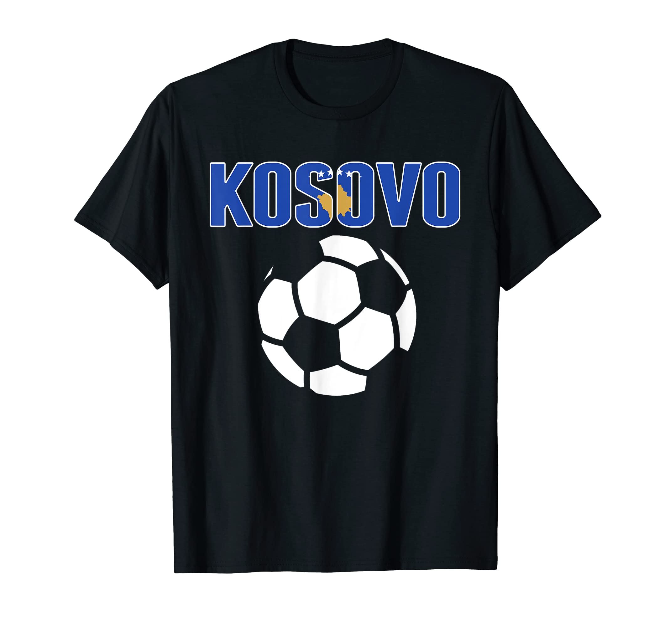 Proud Kosovo Soccer Fans Jersey T-Shirt - Casual Everyday Wear Men Women - T-Shirt, Sweatshirt, Hoodie