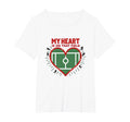 My Heart Is That Field Soccer Fan Passion T-Shirt - Graphic Print Unisex - T-Shirt, Sweatshirt, Hoodie