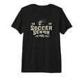 Soccer Senior 2026 Final Half Tri Blend T-Shirt - Aesthetic Graphic Unisex - T-Shirt, Sweatshirt, Hoodie