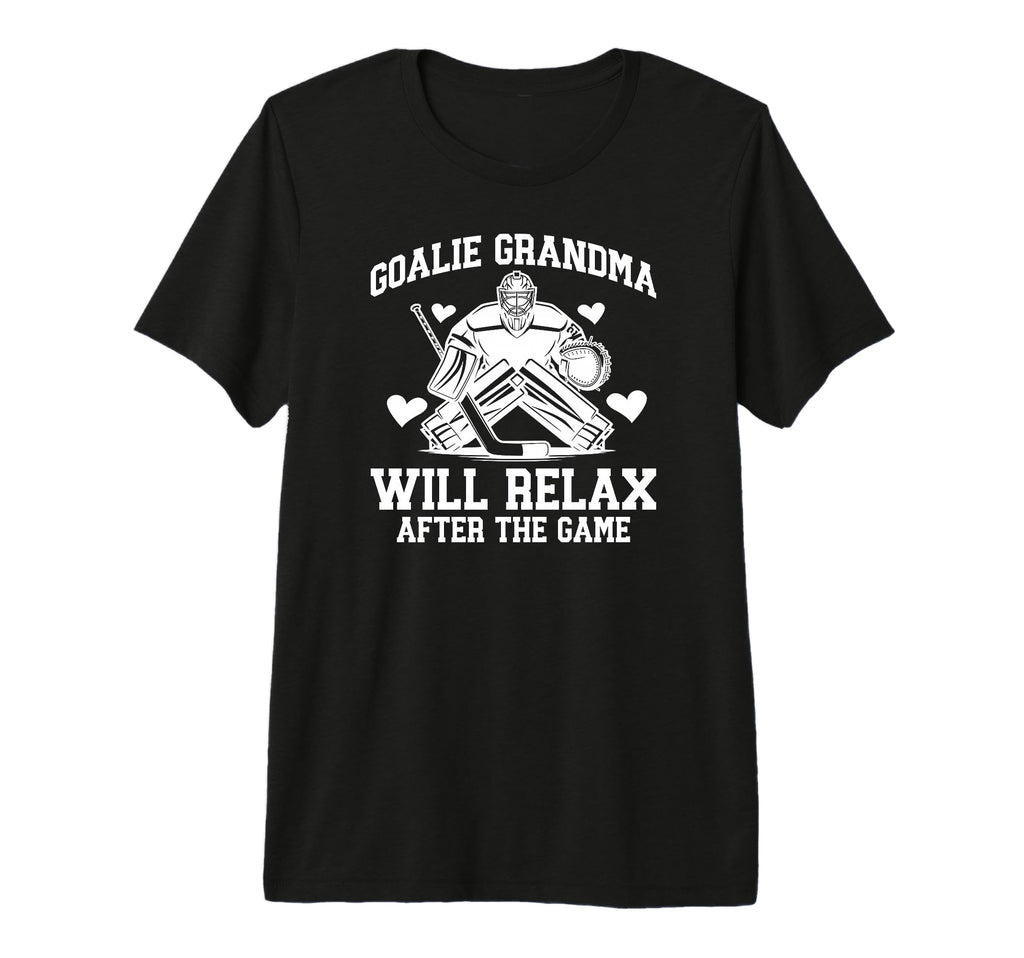 Funny Hockey Goalie Grandma Ice T-Shirt - Aesthetic Graphic for Adults - T-Shirt, Sweatshirt, Hoodie