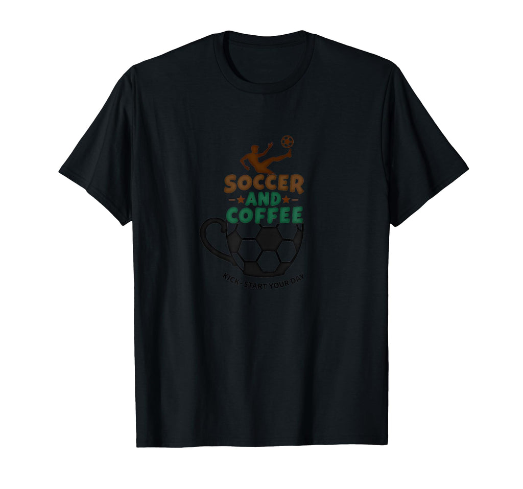 Soccer Mom Soccer And Coffee Kick Sweatshirt - Custom Art Print Men Women - T-Shirt, Sweatshirt, Hoodie