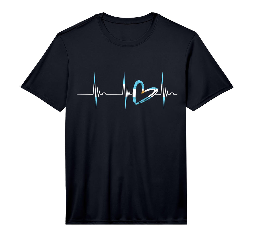 Heartbeat Ekg Pulse Argentinian T-Shirt - Custom Art Print for Adults - T-Shirt, Sweatshirt, Hoodie