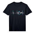 Heartbeat Ekg Pulse Argentinian T-Shirt - Custom Art Print for Adults - T-Shirt, Sweatshirt, Hoodie