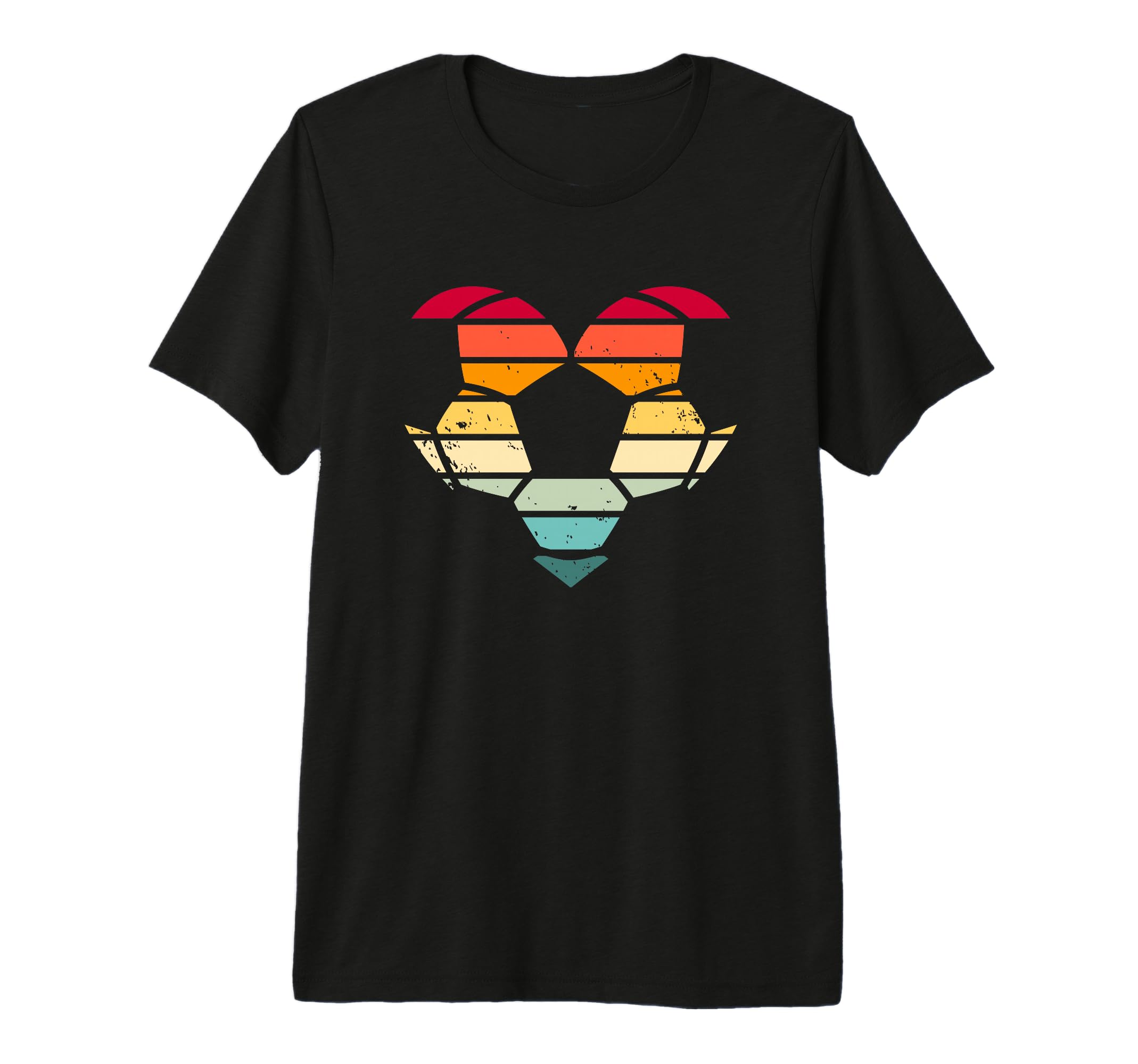 Soccer Heart Color Funny Soccer T-Shirt - Casual Everyday Wear Men Women - T-Shirt, Sweatshirt, Hoodie