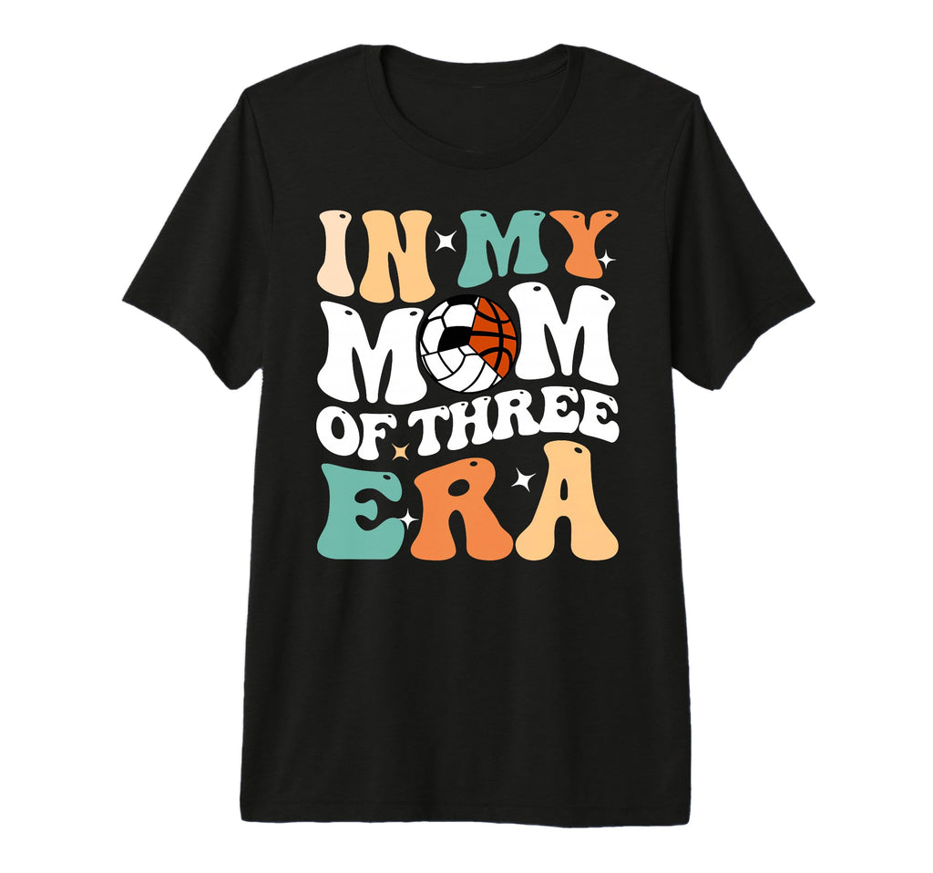 My Mom Three Era Funny Volleyball T-Shirt - Graphic Print for Adults - T-Shirt, Sweatshirt, Hoodie