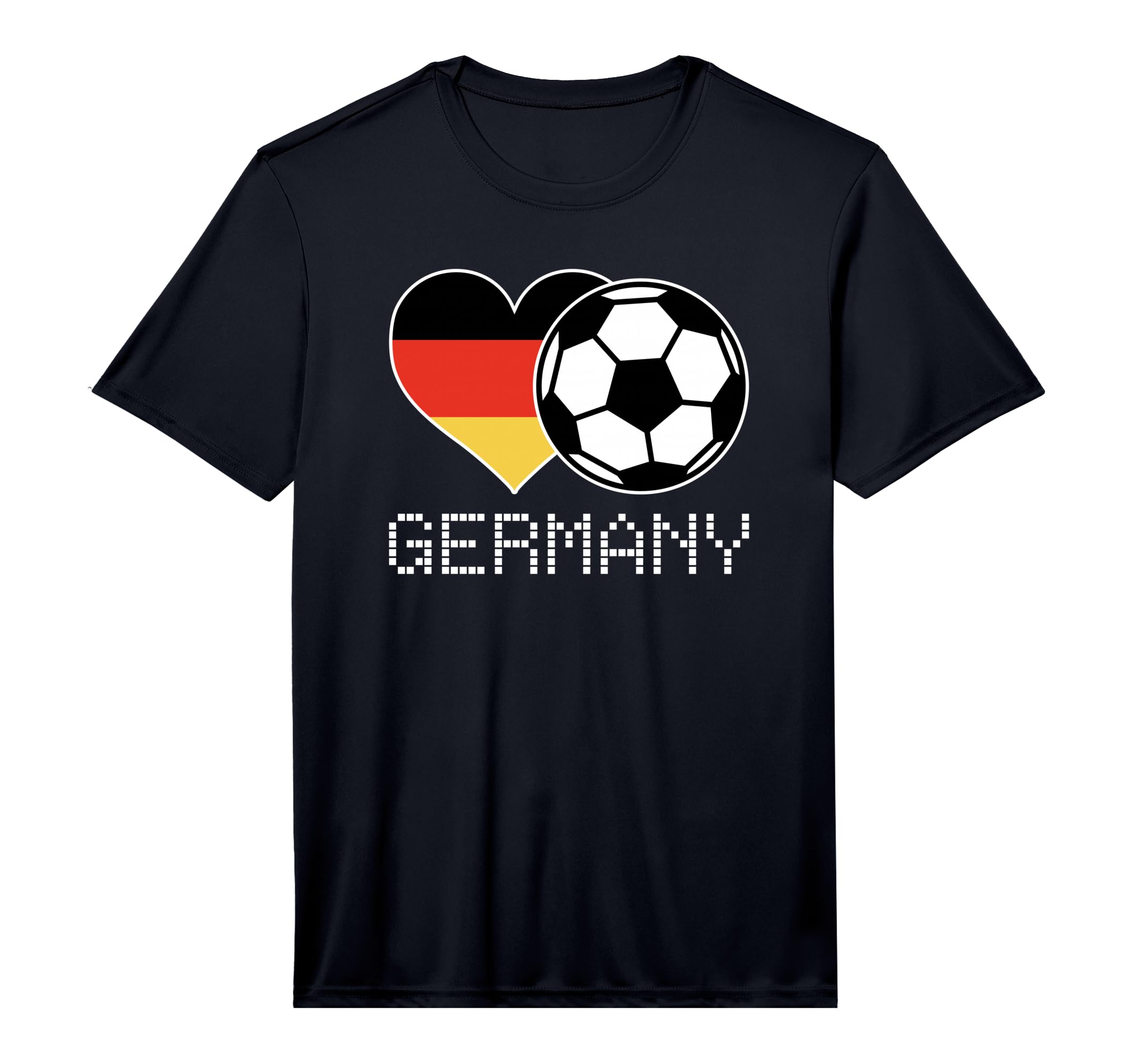 Germany Soccer German Flag Love T-Shirt - Casual Everyday Wear Men Women - T-Shirt, Sweatshirt, Hoodie