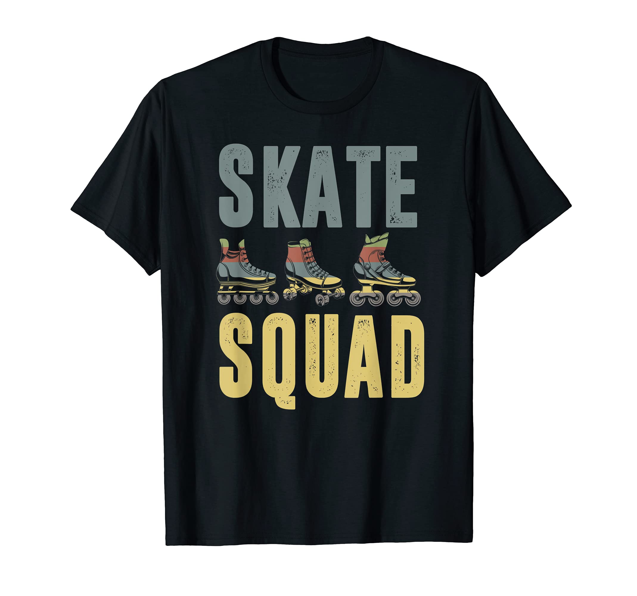 Roller Skater Skate Squad Roller T-Shirt - Casual Everyday Wear Unisex - T-Shirt, Sweatshirt, Hoodie