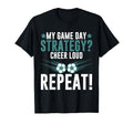 My Game Day Strategy Cheer Loud Repeat T-Shirt - Aesthetic Graphic Unisex - T-Shirt, Sweatshirt, Hoodie