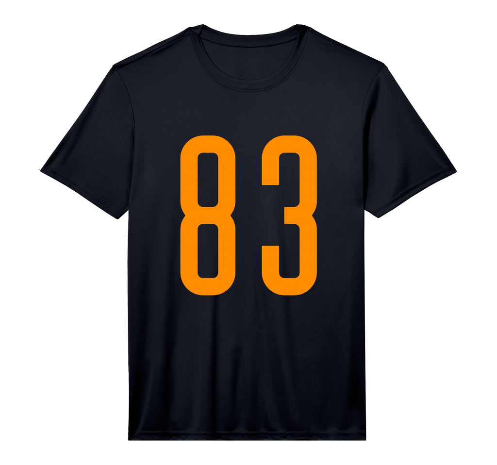 Orange Sports Team Number 83 T-Shirt - Streetwear Style Men Women - T-Shirt, Sweatshirt, Hoodie