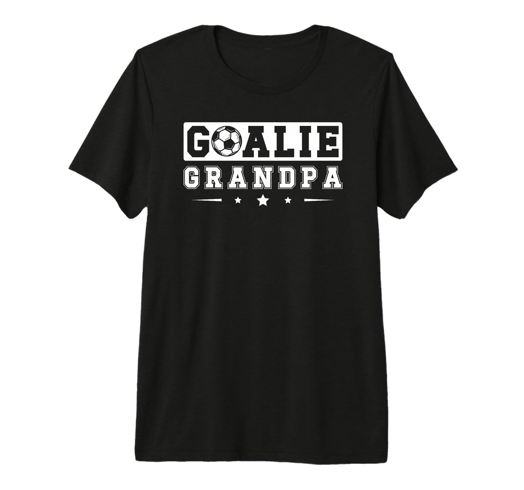 Mens Soccer Goalie Grandpa Soccer T-Shirt - Custom Art Print Unisex - T-Shirt, Sweatshirt, Hoodie