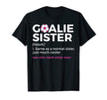 Soccer Goalie Sister Definition Best T-Shirt - Custom Art Print Men Women - T-Shirt, Sweatshirt, Hoodie