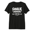 Hockey Goalie Grandma Funny Ice Hockey T-Shirt - Unique Graphic Unisex - T-Shirt, Sweatshirt, Hoodie