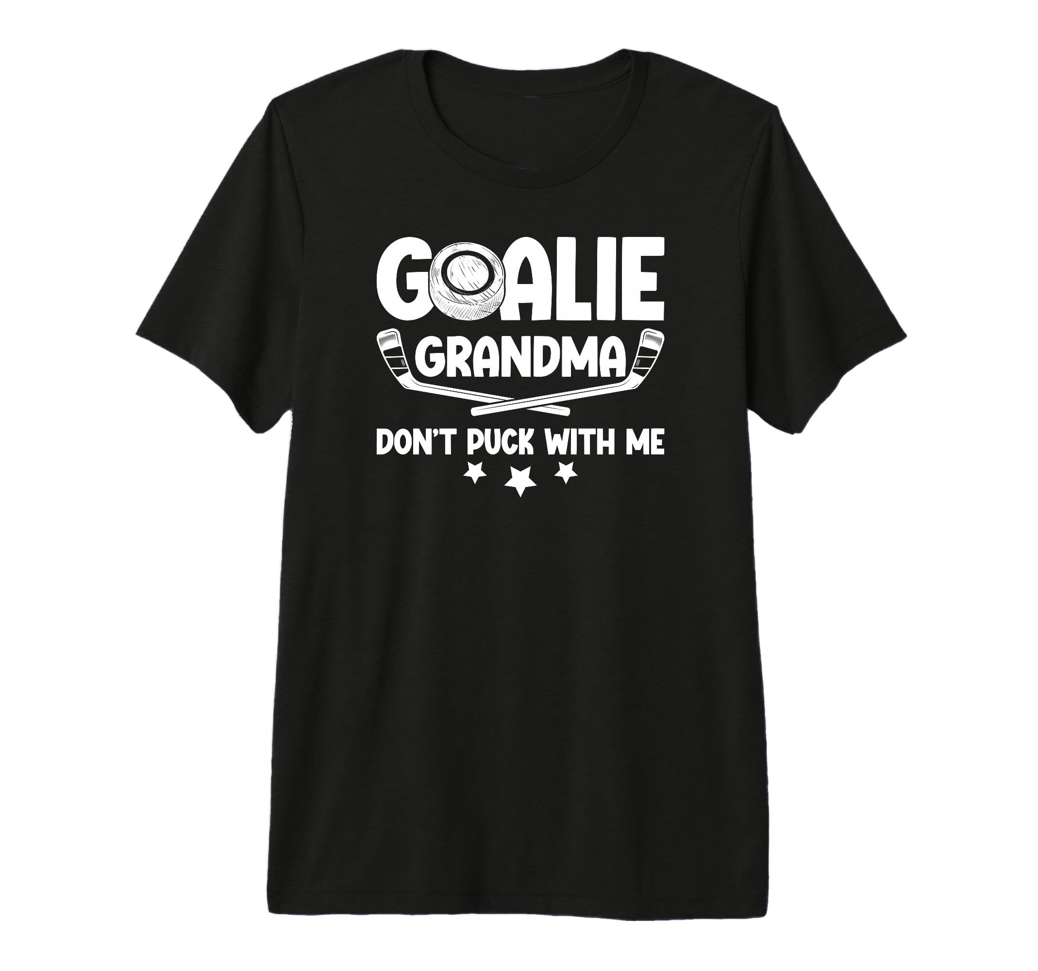 Hockey Goalie Grandma Funny Ice Hockey T-Shirt - Unique Graphic Unisex - T-Shirt, Sweatshirt, Hoodie