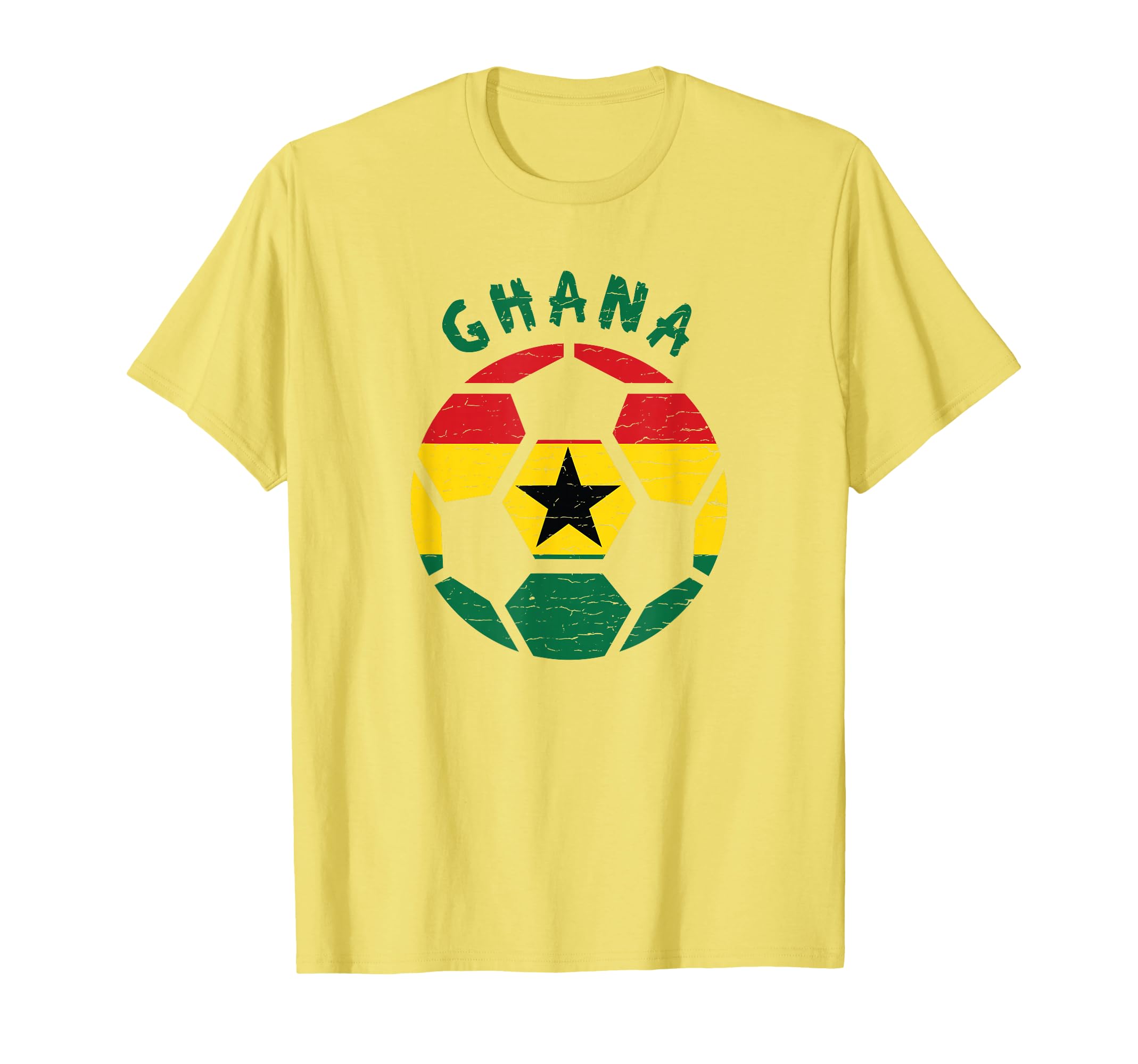Ghana Flag Soccer Ball Flag Jersey T-Shirt - Aesthetic Graphic Unisex - T-Shirt, Sweatshirt, Hoodie