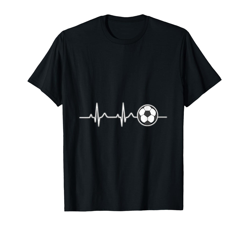 Soccer Heartbeat T-Shirt - Unique Graphic Unisex - T-Shirt, Sweatshirt, Hoodie