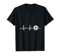 Soccer Heartbeat T-Shirt - Unique Graphic Unisex - T-Shirt, Sweatshirt, Hoodie