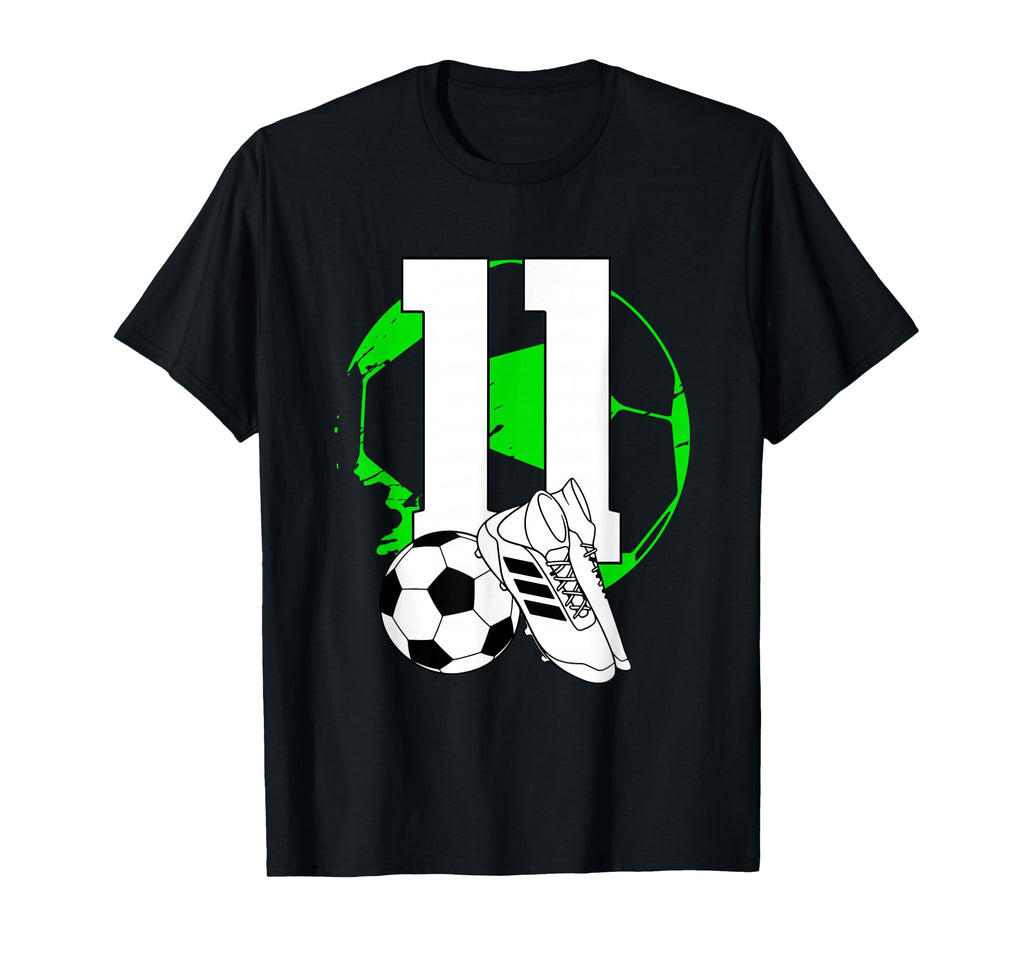 11Th Birthday Soccer Player Football 11 T-Shirt - Graphic Print Men Women - T-Shirt, Sweatshirt, Hoodie