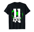 11Th Birthday Soccer Player Football T-Shirt - Casual Everyday Wear Unisex - T-Shirt, Sweatshirt, Hoodie