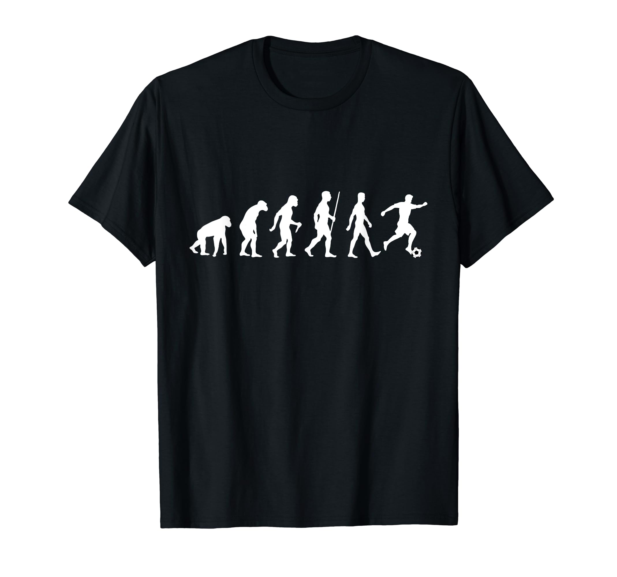 Funny Soccer Evolution Soccer Player Gift T-Shirt - Custom Art Print Unisex - T-Shirt, Sweatshirt, Hoodie