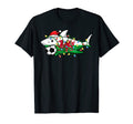 Santa Shark Soccer Football Lights T-Shirt - Custom Art Print Men Women - T-Shirt, Sweatshirt, Hoodie