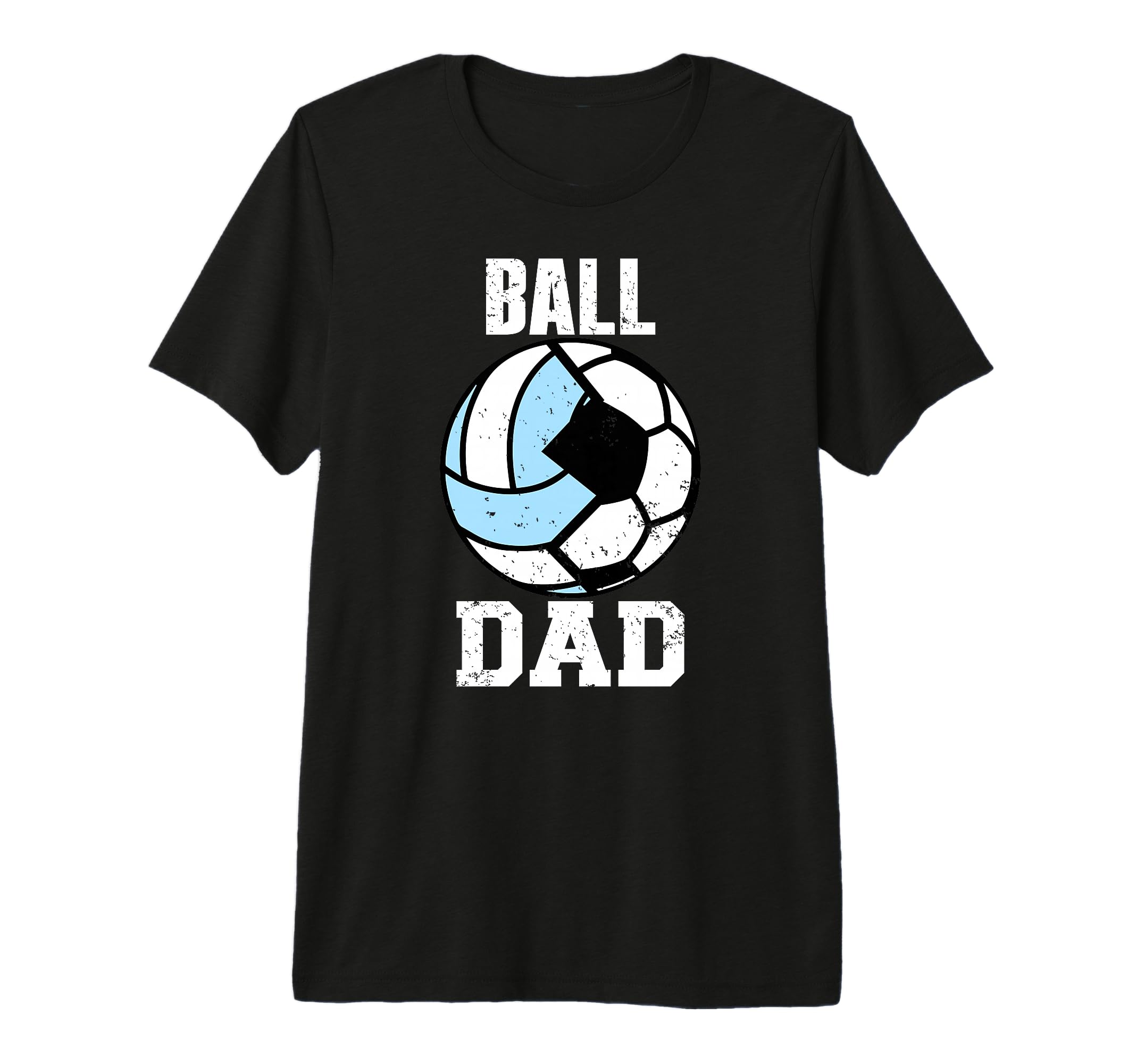 Mens Ball Dad Funny Soccer Volleyball T-Shirt - Trendy Graphic for Adults - T-Shirt, Sweatshirt, Hoodie