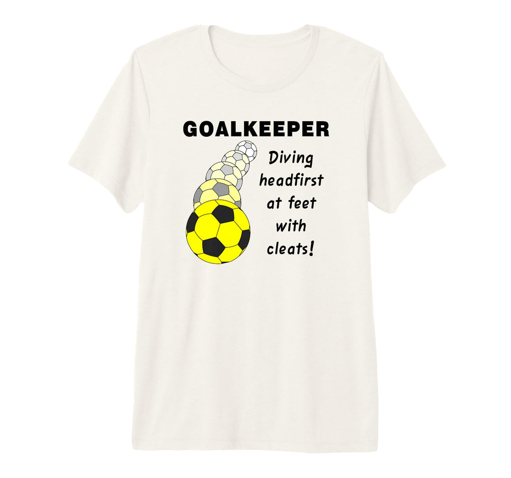 Soccer Goalkeeper Tri Blend T-Shirt - Custom Art Print Unisex - T-Shirt, Sweatshirt, Hoodie